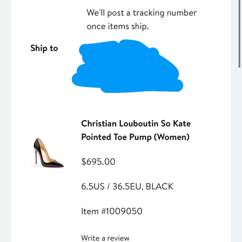 Christian Louboutin so Kate Black and Red Patent Heels - Picture 11 of 11